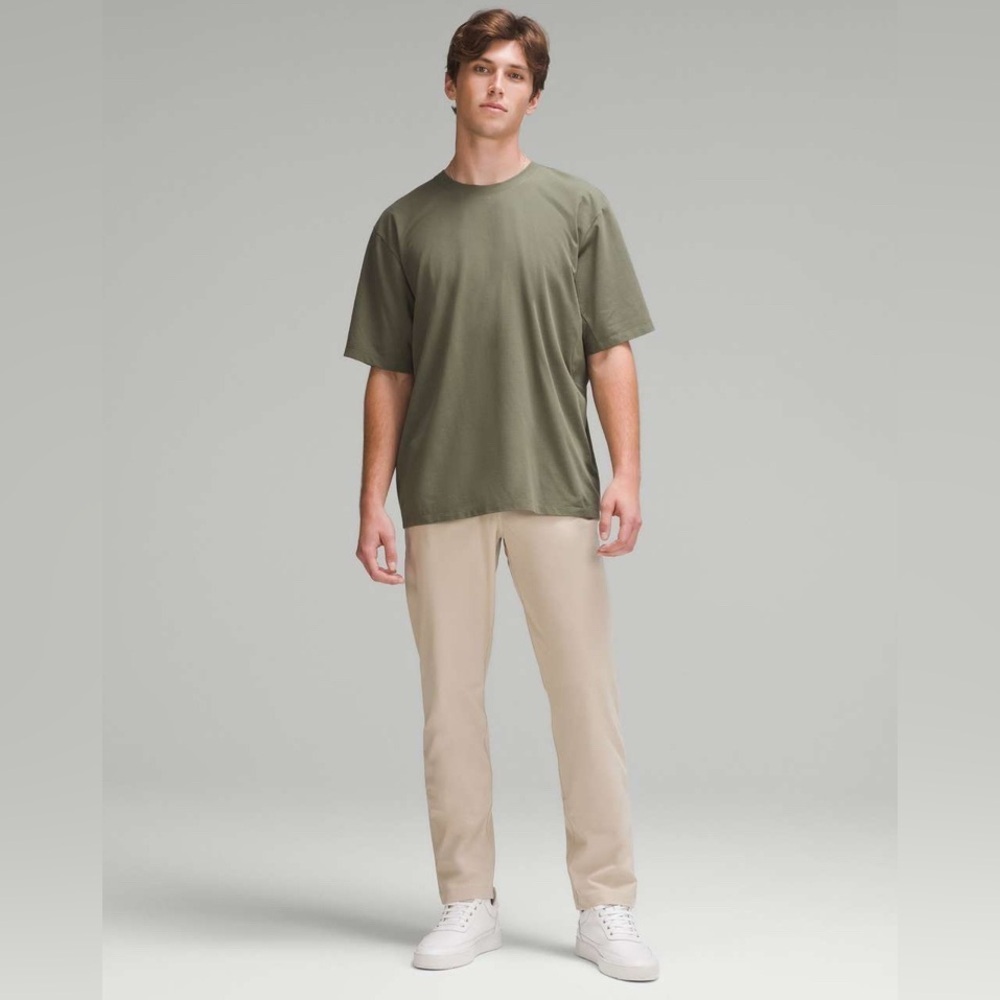 LULULEMON ABC Classic-Fit Pant 37" Warpstreme in Light Khaki (Trench) Size 34
